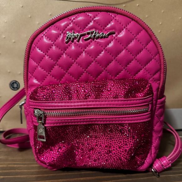 Betsey Johnson Pink Backpack - Picture 1 of 5